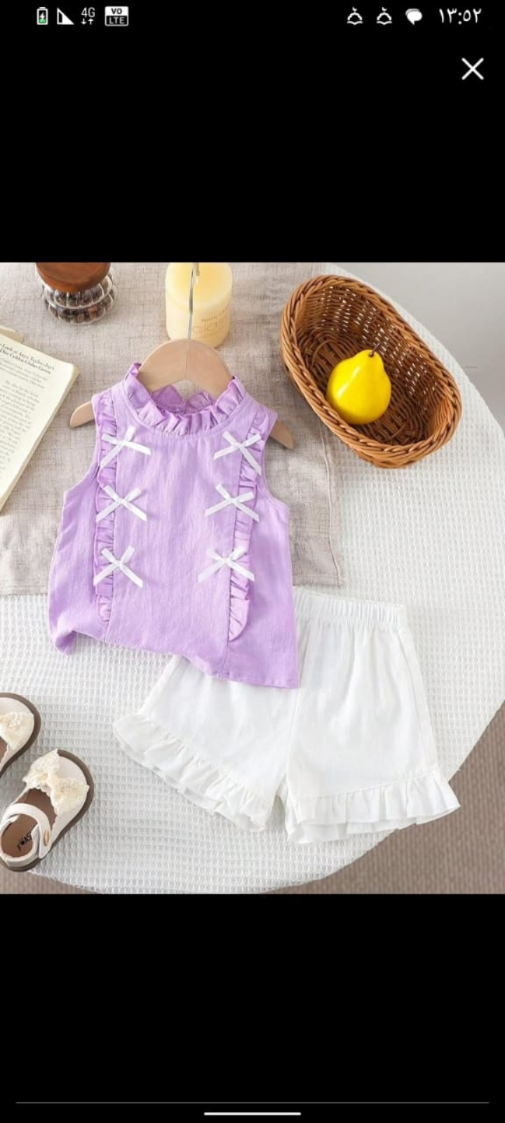 طقم بناتي شي ان فيونكات