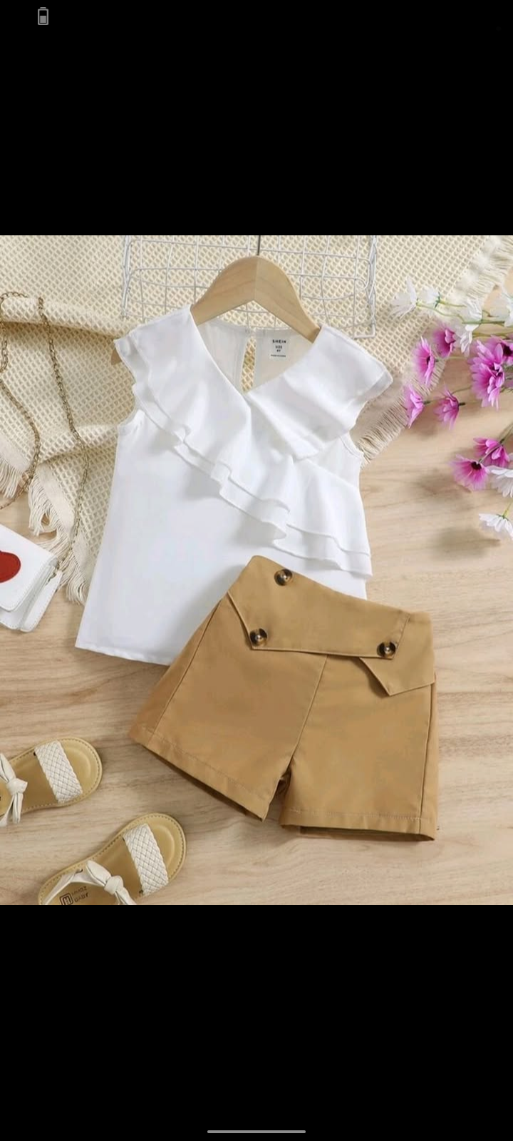 طقم بناتي بلوزه +شورت