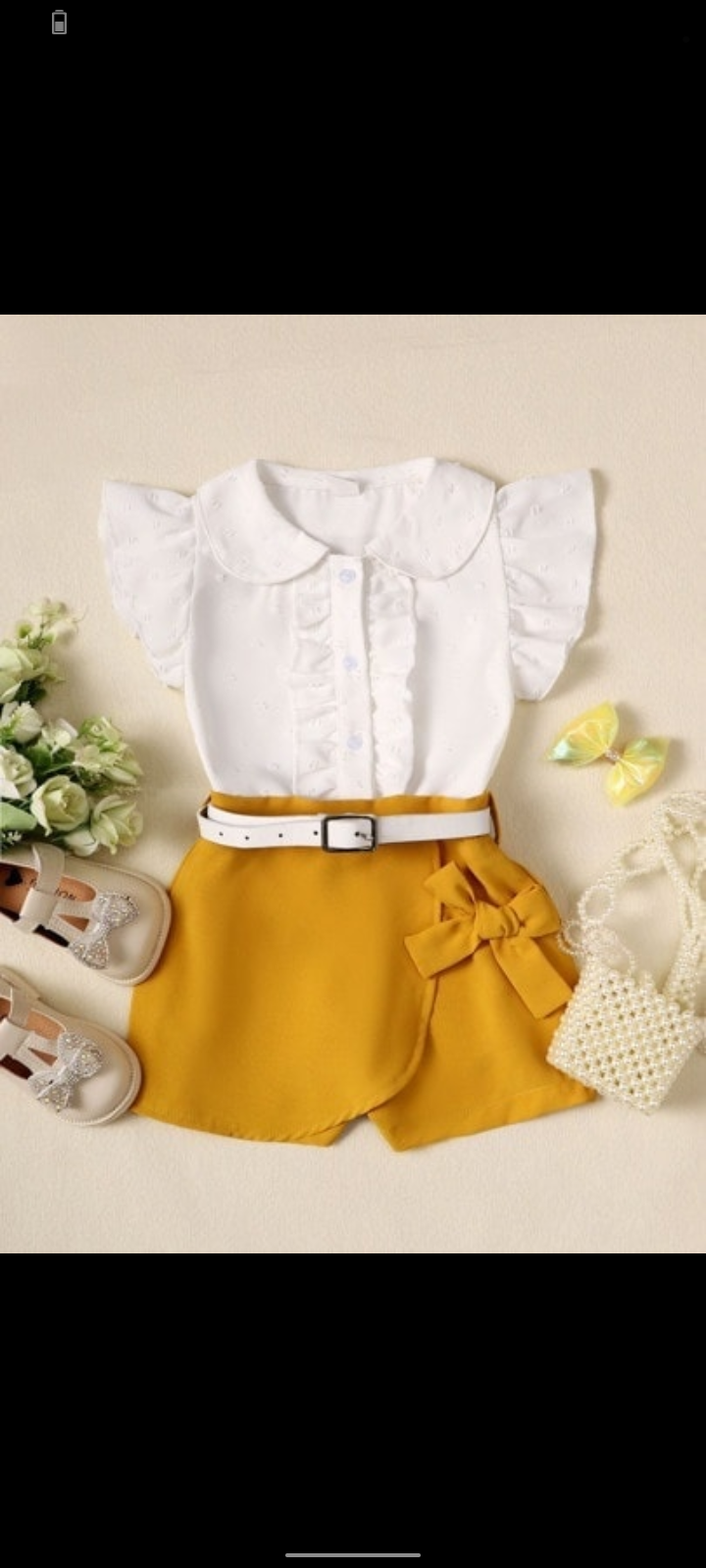 طقم بناتي بلوزه+شورت