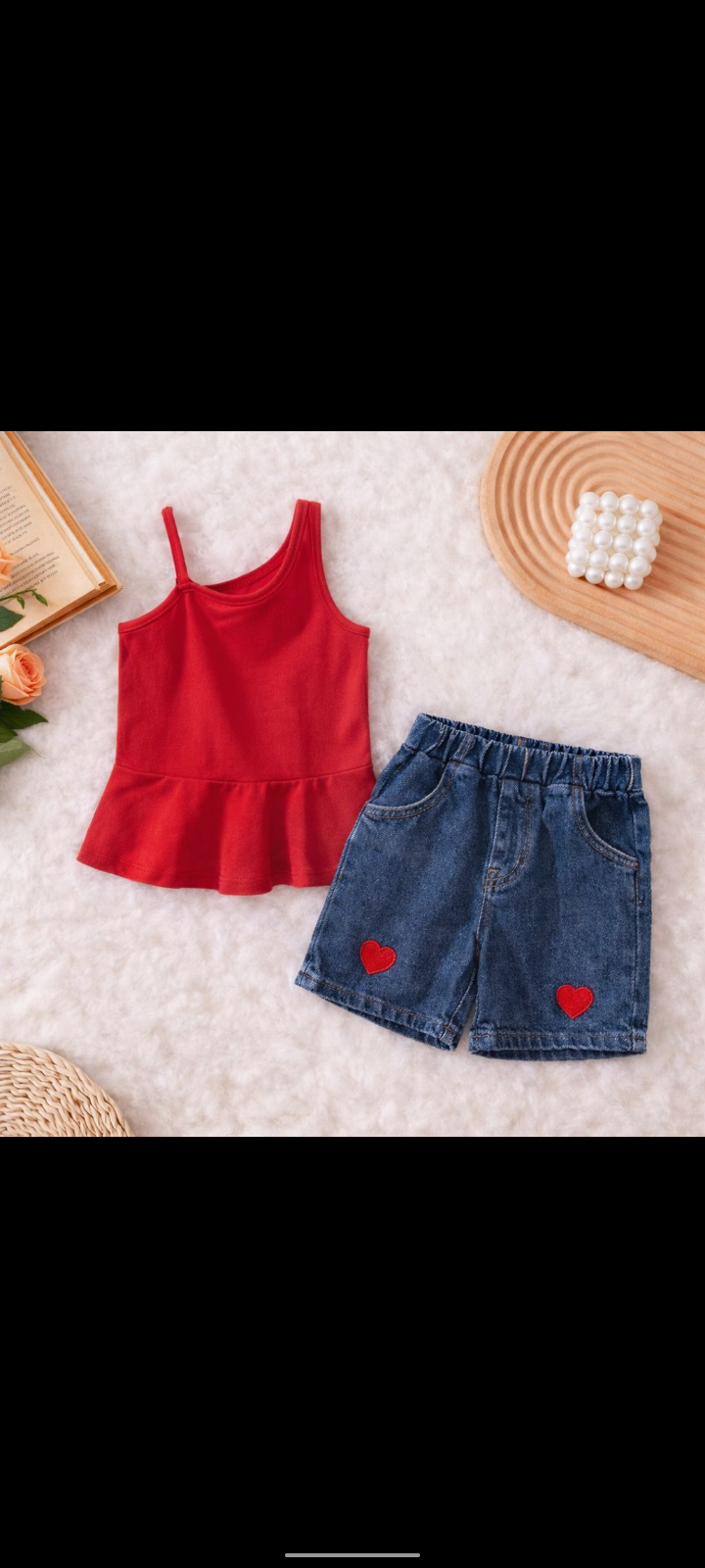 طقم ريمو بناتي +توب