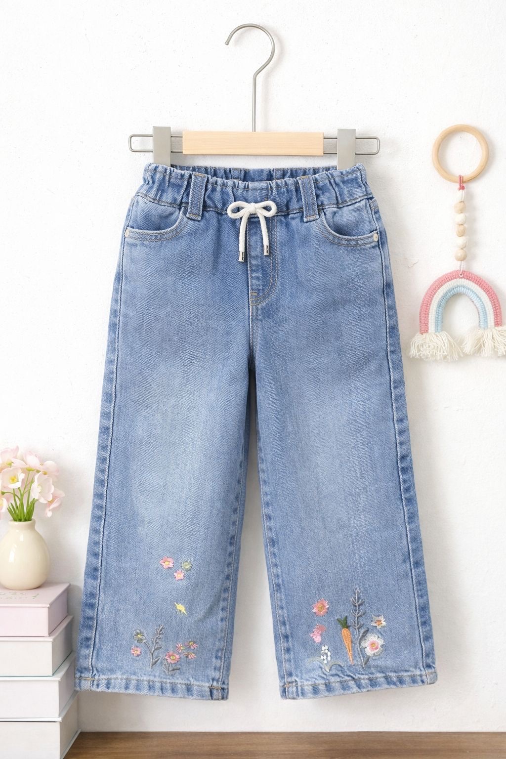 جينز وايد ليج