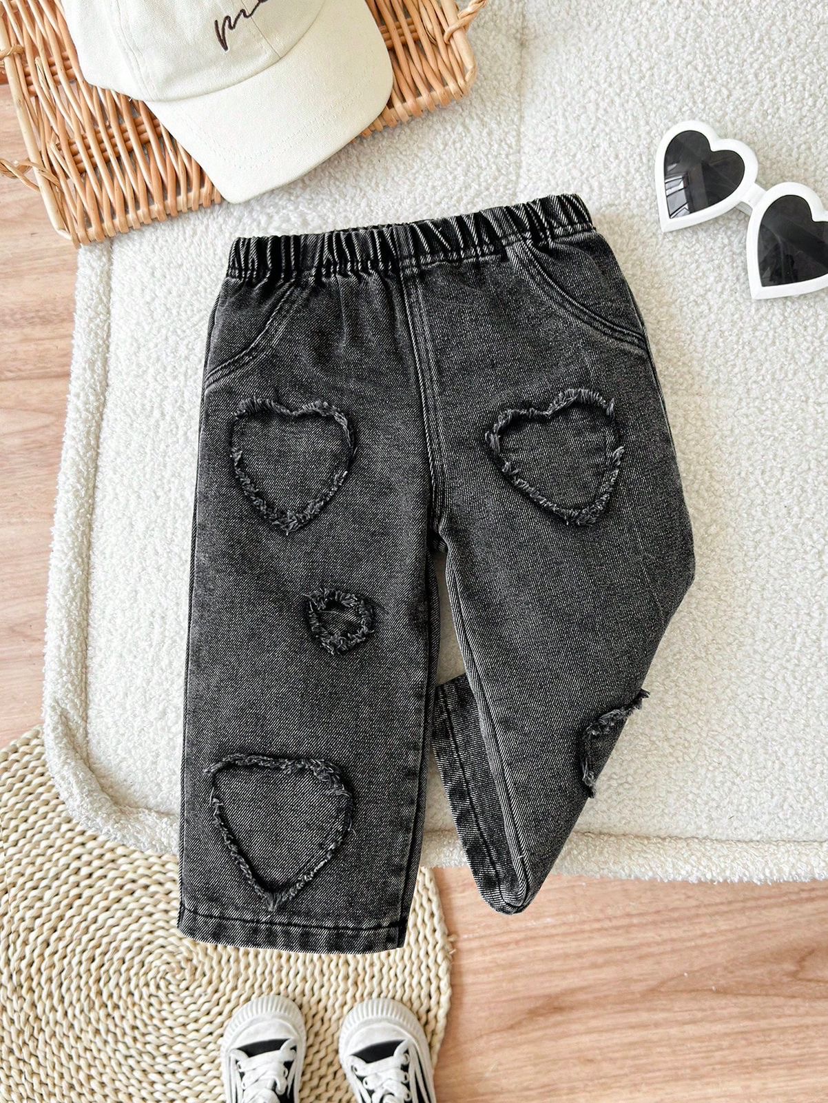 بنطلون بناتي شي ان قلوب