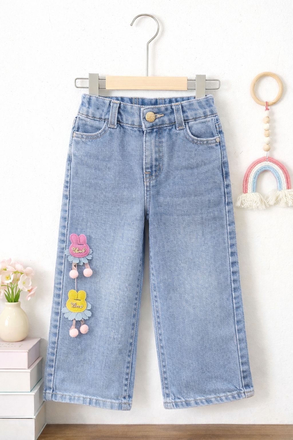 جينز وايد ليج