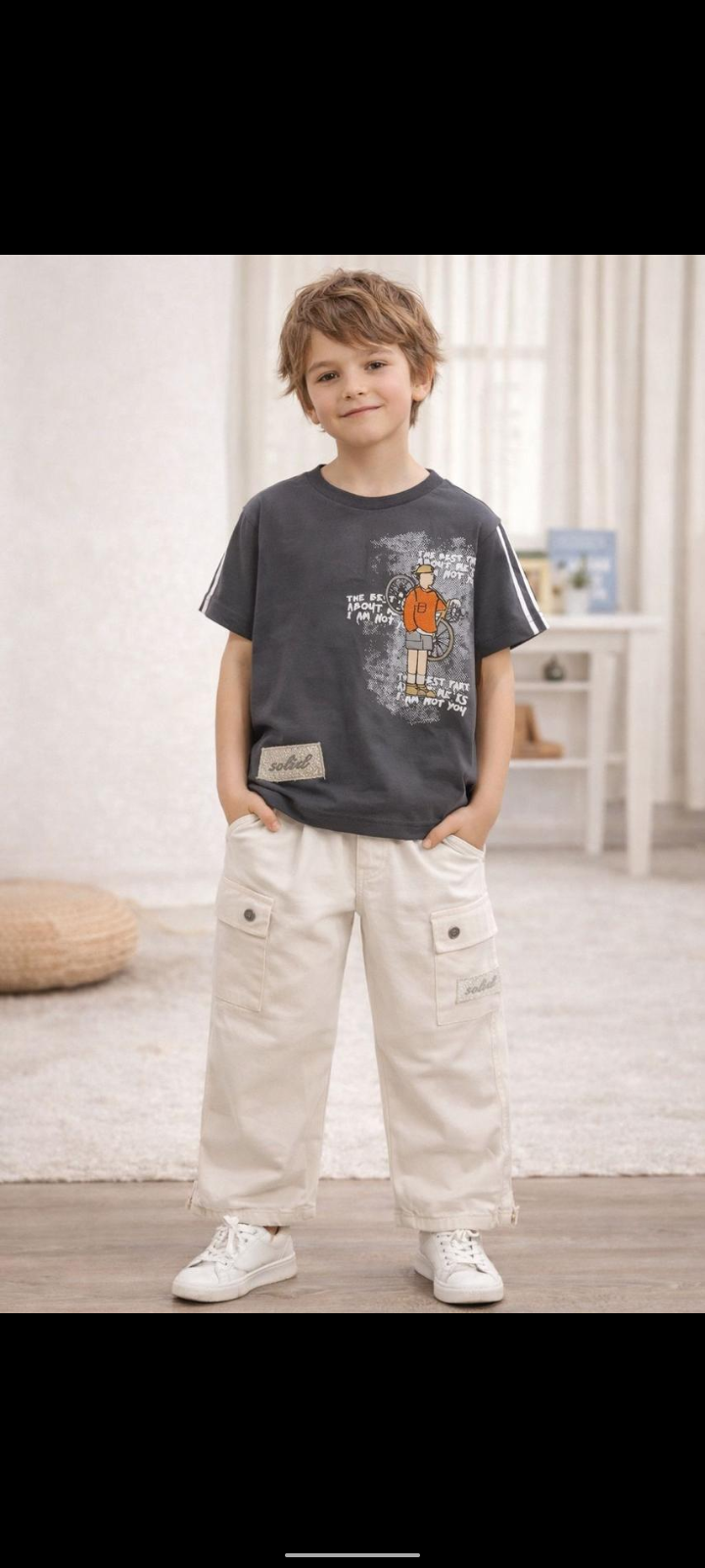 طقم ولادي بنطلون ميلتون