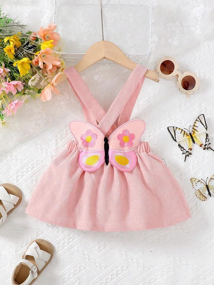 فستان بناتي فراشه كروس