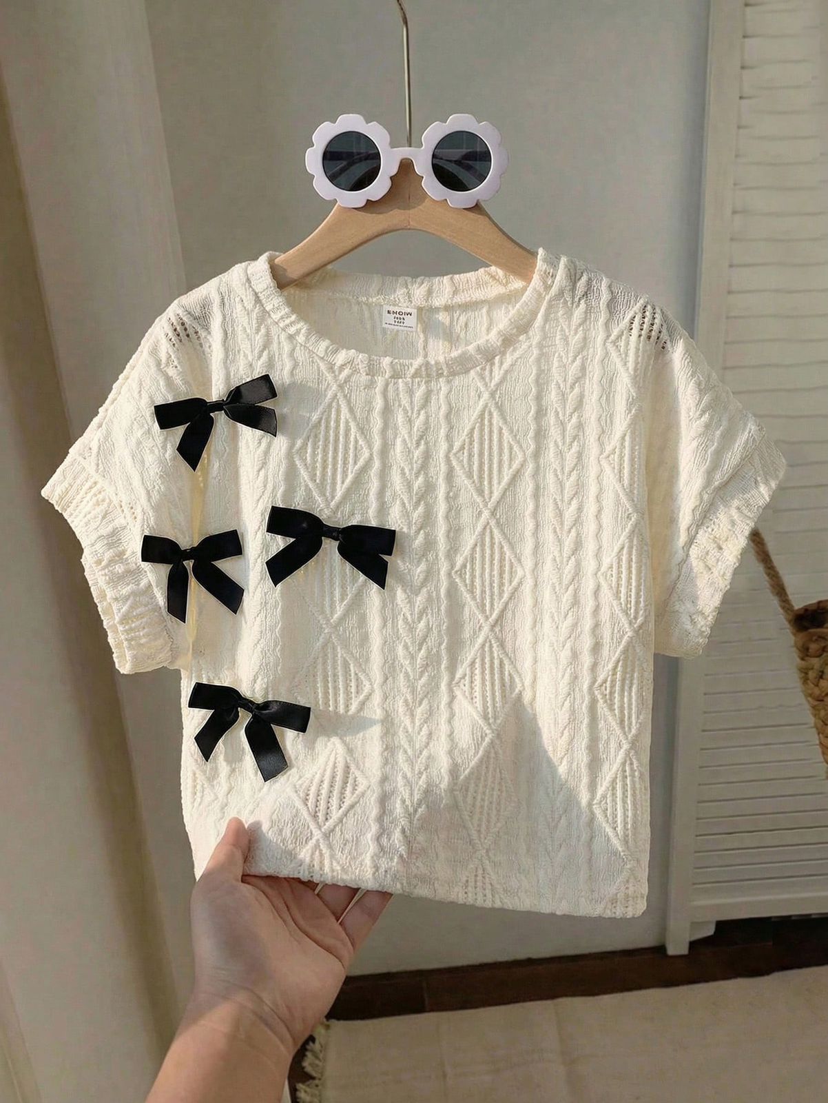 توب شي ان مضلع بفيونكات